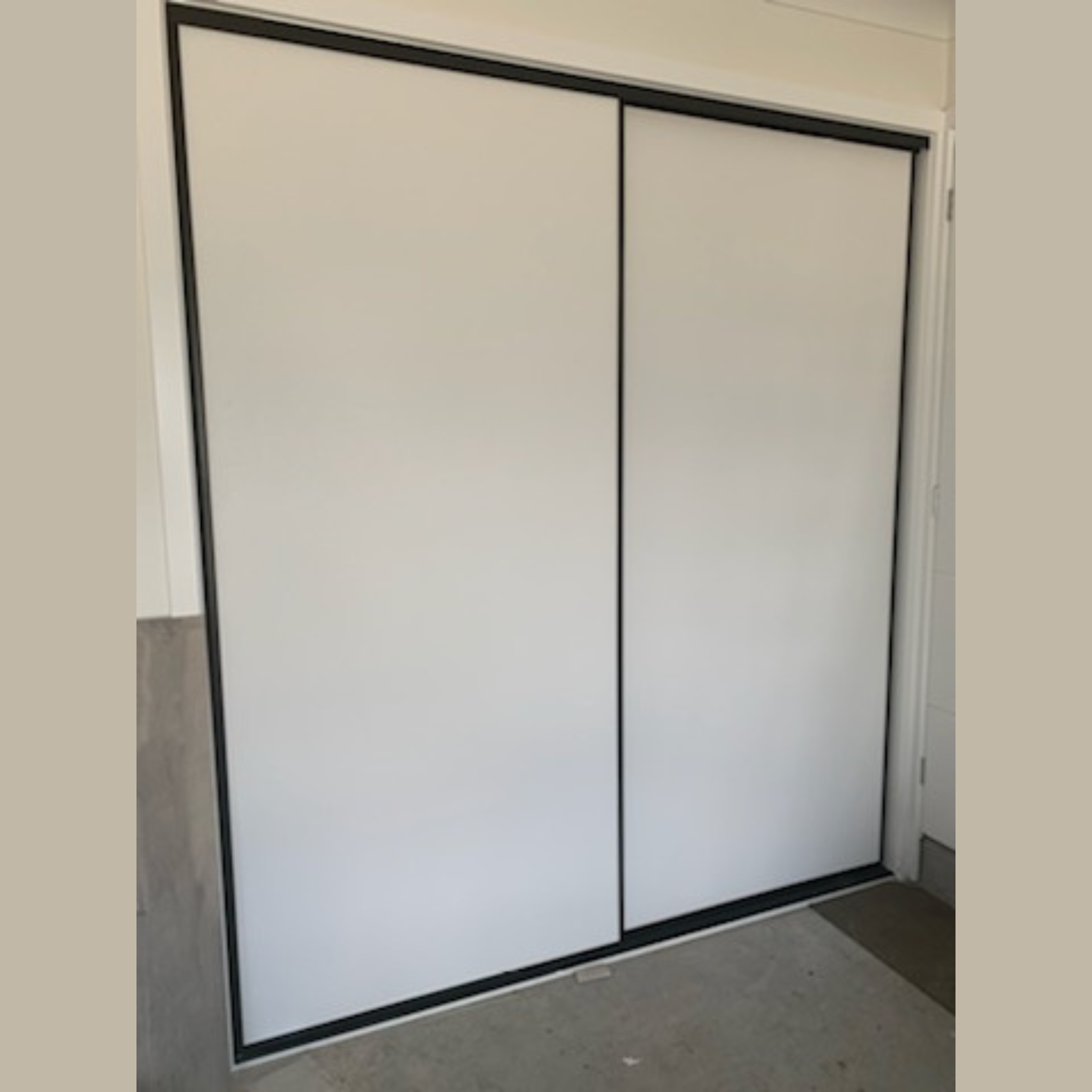 FRAMED SLIDING WARDROBE DOORS