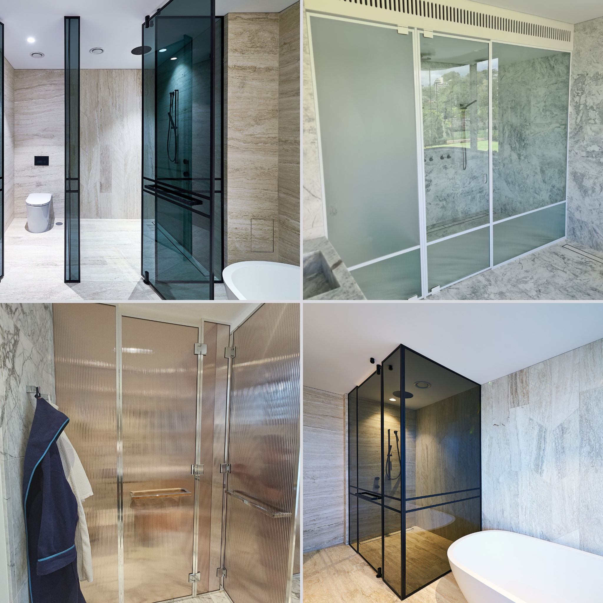 10mm Pivot Shower Screen