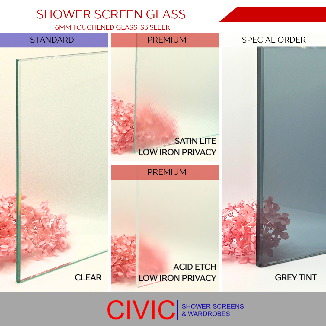 S3 Shower Screen Glass