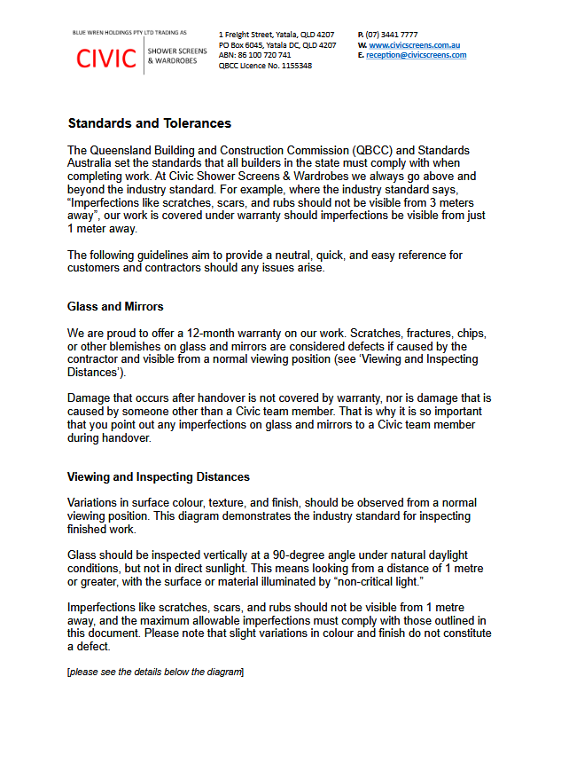 Standards And Tolerances Print