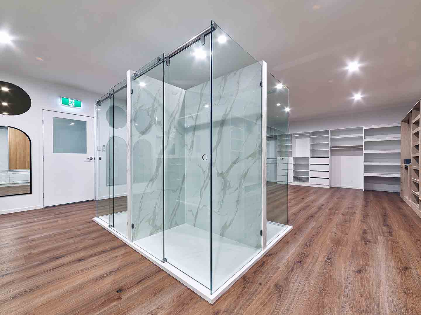 Civic Shower Screens And Wardrobes | Frameless Sliding Shower Screens