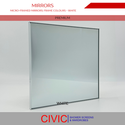 MIRRORS Micro-Framed colour White