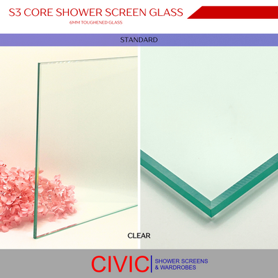 S3 Core Shower Screen Glass