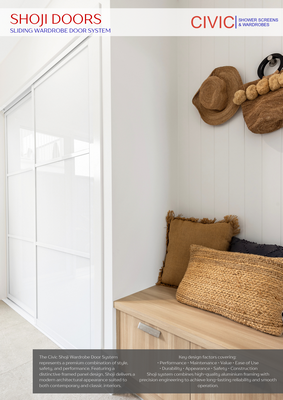 SHOJI: SLIDING WARDROBE DOORS