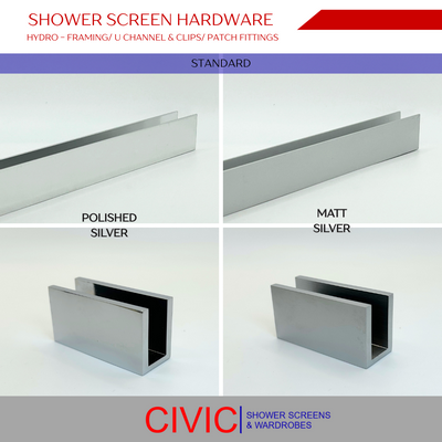 ShowerScreen 10mm Hydro Hardware