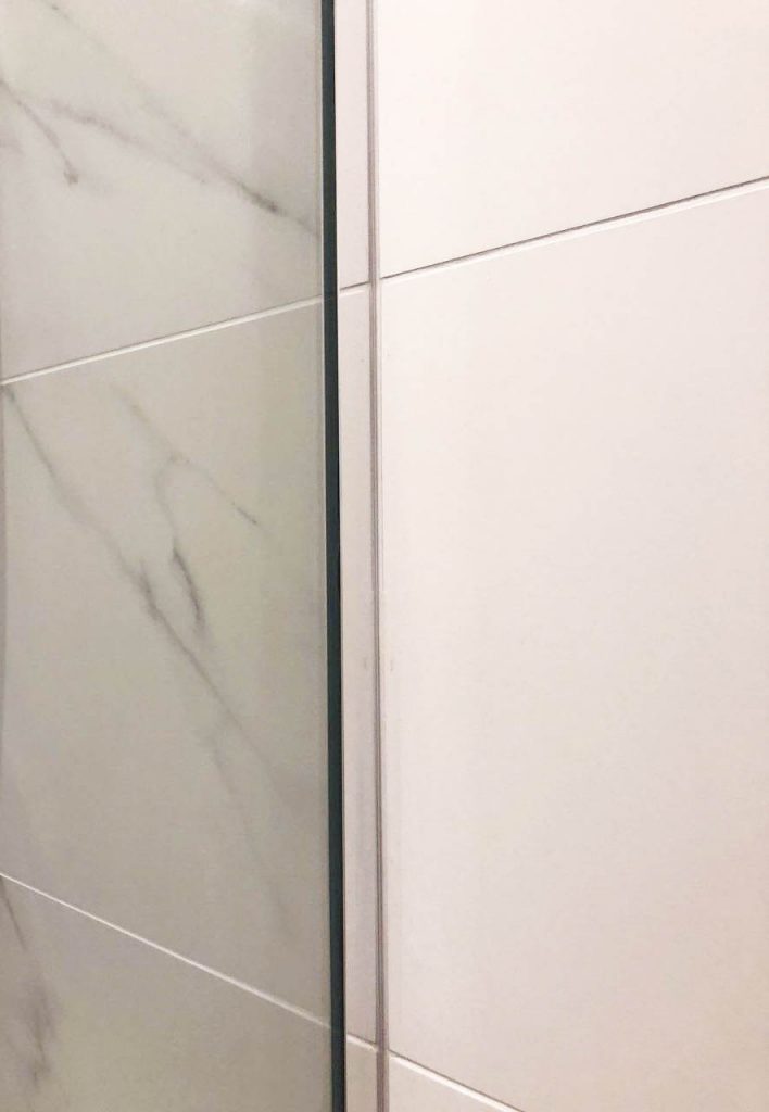 Polished Silver Shower Screen Channel