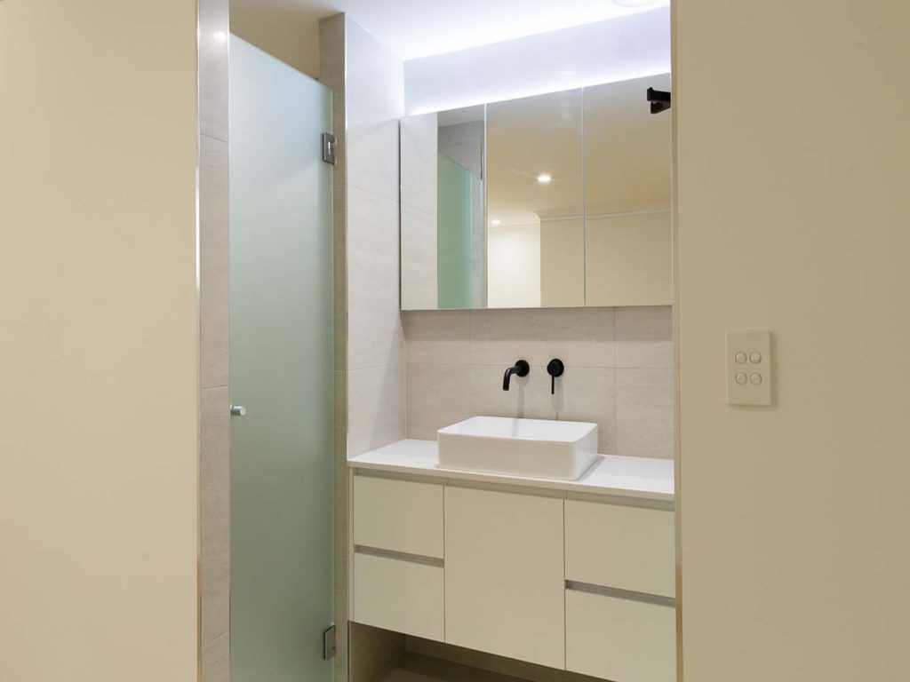 Frameless Hinged Shower Screen Civic Glass Bathroom